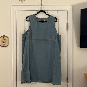 Blue Denim Mini Dress from ASOS NWT